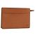 LOUIS VUITTON Pochette Uomo Epi Borsa Marrone Zipangu Oro M52528 LV Auth ka3156