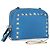 Borsa a Spalla a Catena Valentino in Pelle Blu Oro Auth bs33850 D'oro