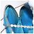 Borsa a Spalla a Catena Valentino in Pelle Blu Oro Auth bs33850 D'oro - vista 22