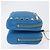 Borsa a Spalla a Catena Valentino in Pelle Blu Oro Auth bs33850 D'oro - vista 3