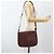 CARTIER Borsa a Spalla Must Line Pelle Bordeaux Oro Auth BSZ395 D'oro Bordò - vista 20