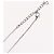 Collana Christian Dior metallo Argento Auth BA11492 - vista 17