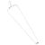 Collana Christian Dior metallo Argento Auth BA11492 - vista 2