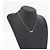 Collana Christian Dior metallo Argento Auth BA11492 - vista 20
