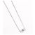 Collana Christian Dior metallo Argento Auth BA11492 - vista 5