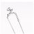 Collana Christian Dior metallo Argento Auth BA11492 - vista 9