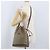Borsa a spalla Gucci GG Supreme in PVC beige e oro 001 58 6850 Auth 174519 D'oro - vista 23