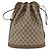 Borsa a spalla Gucci GG Supreme in PVC beige e oro 001 58 6850 Auth 174519 D'oro - vista 3