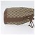 Borsa a spalla Gucci GG Supreme in PVC beige e oro 001 58 6850 Auth 174519 D'oro - vista 4