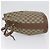 Borsa a spalla Gucci GG Supreme in PVC beige e oro 001 58 6850 Auth 174519 D'oro - vista 5