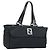 FENDI Zucca Canvas Tote Bag Schwarz Silber Auth mr2177
