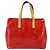 LOUIS VUITTON Monogram Vernis Reade PM Borsa a Mano Rossa M91088 LV Auth mr2188 Rosso - vista 2