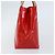 LOUIS VUITTON Monogram Vernis Reade PM Borsa a Mano Rossa M91088 LV Auth mr2188 Rosso - vista 4