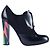 Fendi Black Leather Multicolor Pumps