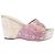 Autre Marque Calleen Cordero Luna Flora Wedge Rosa Carne