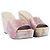 Autre Marque Calleen Cordero Luna Flora Wedge Rosa Carne - vista 2