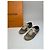 Sneaker in denim e pelle monogramma Louis Vuitton vintage blu EU36 - vista 13