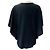 Hermès Hermes Navy Blue Silk Flutter Sleeve Drape Top - view 3