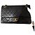 Chanel Classic Medium Double Flap Bag GHW (Vintage) Schwarz