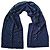 Sciarpa Louis Vuitton Monogram in Cashmere Blu Marino Blu scuro