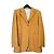 Blazer Sandro Giallo Senape a Un Bottone