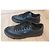 Sneakers Dior B101 in Pelle di Vitello Liscia e Camoscio Nero - vista 5