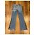 Jeans de algodón azul para mujer Valentino con bordado floral Multicolor - vista 12