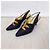 Escada dunkelblaue Satin-Schuhe aus den 80ern - Ansicht 2