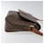 Céline Borsa a tracolla Celine Macadam Canvas Marrone - vista 3