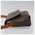 Céline Borsa a tracolla Celine Macadam Canvas Marrone - vista 4