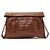 Borsa Clutch Nancy Gonzalez Sac Pochette Pelle Marrone Chiaro in Pelle Preziosa