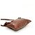 Borsa Clutch Nancy Gonzalez Sac Pochette Pelle Marrone Chiaro in Pelle Preziosa - vista 4