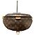 Bumbag Discovery Monogram Eclipse in tela Louis Vuitton Marrone