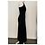 Sportmax Langes schwarzes Rippstrickkleid - Ansicht 9