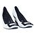 Roger Vivier Trompette Schwarze Keilpumps mit Schnalle - Ansicht 2
