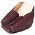 Pumps in suede con decorazione a volant Prada Marrone - vista 4