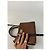 Vintage Courreges 2-Wege-Ledertasche braun - Ansicht 10
