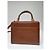 Vintage Courreges 2-Wege-Ledertasche braun - Ansicht 6