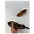 Mocassino in suede Gucci vintage con morsetto marrone - vista 6
