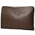 Céline Clutch in pelle monogramma Triomphe vintage di Celine Paris marrone