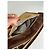 Clutch Anagram in pelle scamosciata cammello Loewe vintage Marrone - vista 4