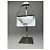 Vintage Courreges Leder Baguette Tasche Silber - Ansicht 6