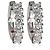 Orecchini Huggie in oro bianco e diamanti Roberto Coin