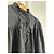 Camicia in denim nera Ba&Sh con colletto a volant Nero - vista 4