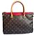 Borsa Louis Vuitton Monogram Pallas Marrone Rosso