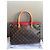 Borsa Louis Vuitton Monogram Pallas Marrone Rosso - vista 2