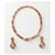 Boucheron Set collana e orecchini in oro e diamanti Gold hardware - vista 2