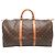 Borsa Boston Keepall 50 Louis Vuitton Marrone - vista 2