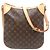 Borsa a Spalla Odeon MM Donna Louis Vuitton Marrone - vista 2