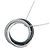 Cartier Trinity Diamant-Halskette Schwarz Silber - Ansicht 2